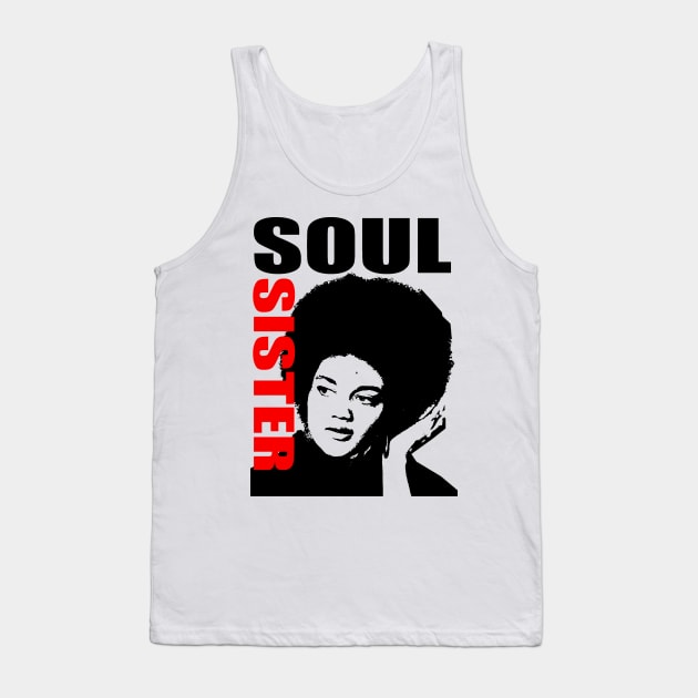 Kathleen Cleaver-Soul Sister Tank Top by truthtopower